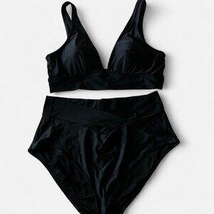 Aerie Black Bikini Set (XL)